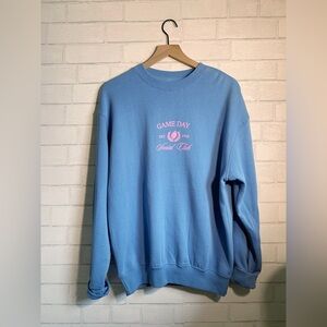 Jacks Surfboards Unisex Game Day Social Club Blue & Pink Men’s Sweatshirt
